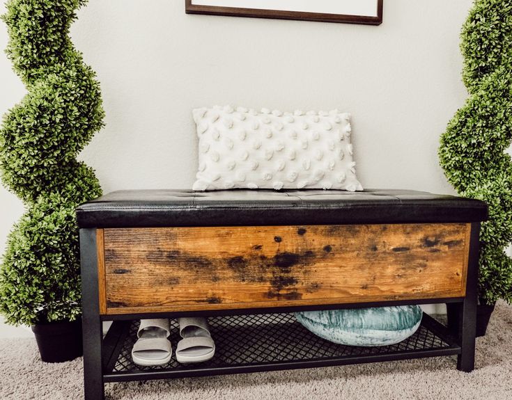 The Perfect Entryway Storage Our Vasagle Shoe Bench Review