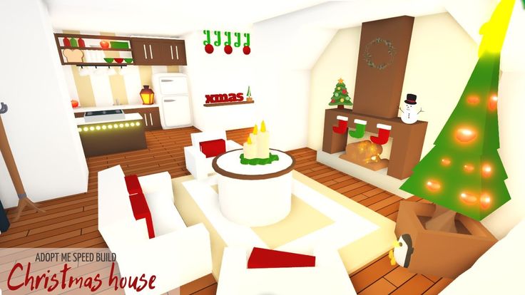 Aesthetic Christmas Themed Christmas Hacks Adopt Me Speed Build