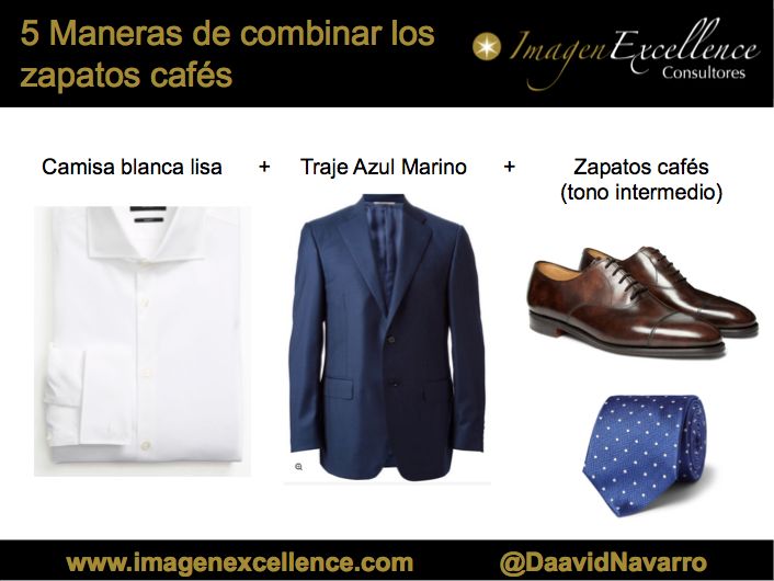 Hombre que sepa cómo combinar los zapatos cafés está un paso adelante en estilo y elegancia
