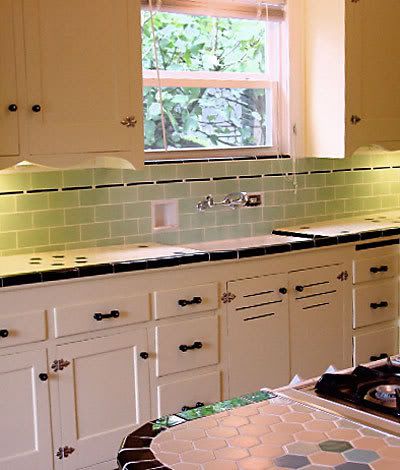 Interior Design Green Subway Tile Backsplash In Great Kitchen Completed With White Cabinet And Windows Colored Ba Interior Design Green Subway Tile Backsplash In Great Kitchen Completed With White Cabinet And Windows Colored Ba