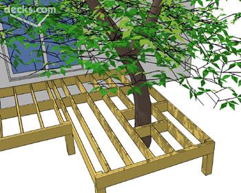 Learn How To Build A Deck Around Tree Allow The Grow Learn How To Build A Deck Around Tree Allow The Grow And Not Damage Interests Design Home Style In 2018 Pinterest