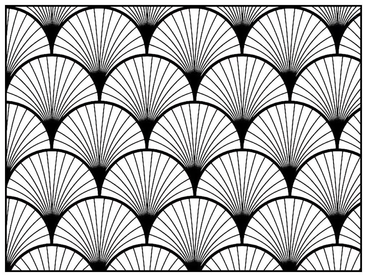 Geometric Patterns Art Deco 2 Art Deco Coloring Pages For Adults