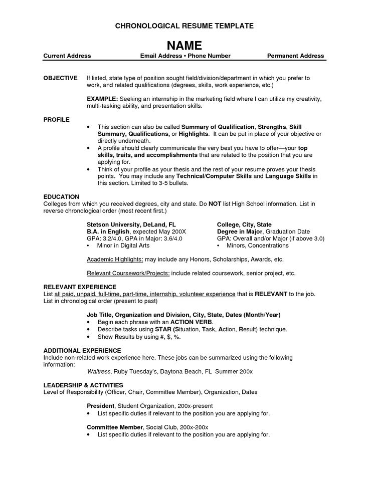 doc resume templates tamu cover letter example free for internship - example of chronological order doc resume templates tamu cover letter example free for internship - example of chronological order
