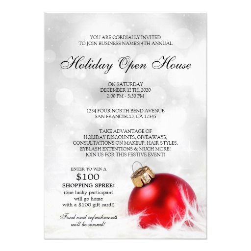 Awesome <strong>Holiday Open House</strong> Invitations Pics Of <strong>Invitation</strong> ... Holiday open house invitation template