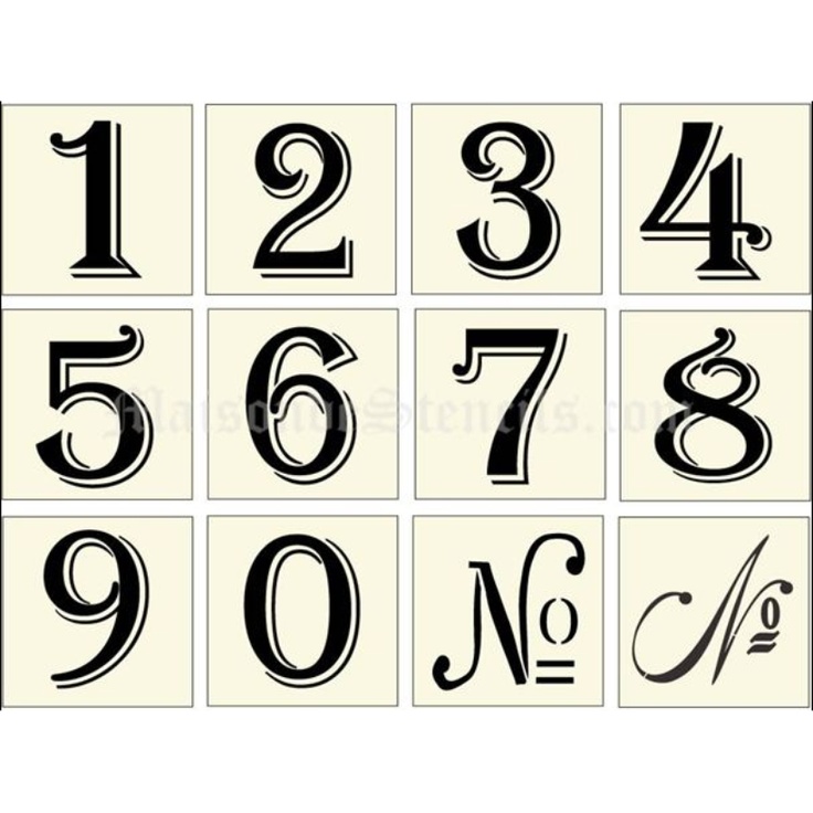 maisondestencils old world style no 2 numbers 12 small maisondestencils old world style no 2 numbers 12 small