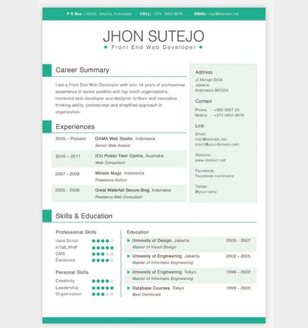 20 best resume inspiration images on pinterest design resume web design resume template - Resume Format Design 20 best resume inspiration images on pinterest design resume web design resume template - Resume Format Design