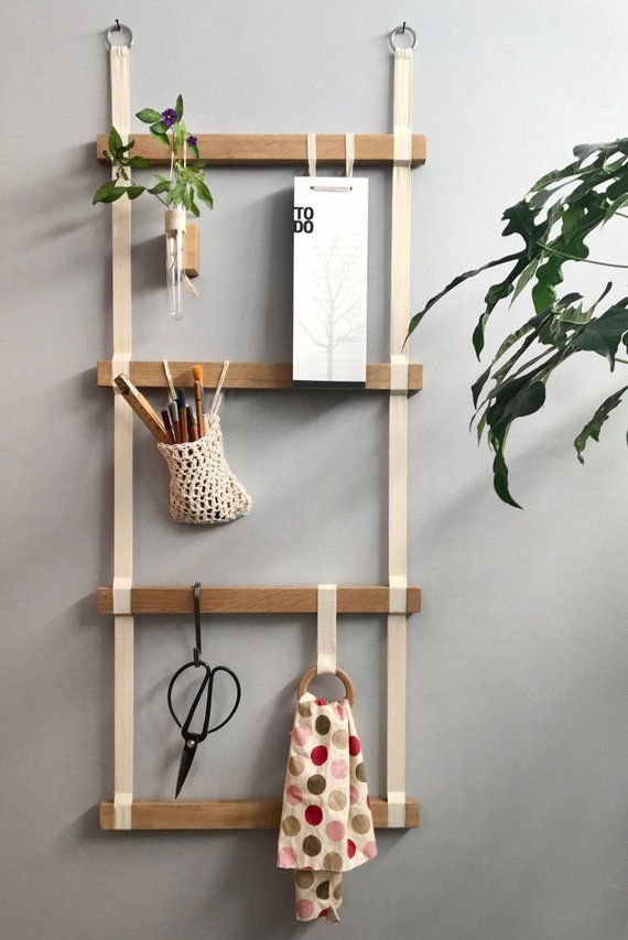 Decorative Ladder Wooden Wall Decorative Wooden Ladder