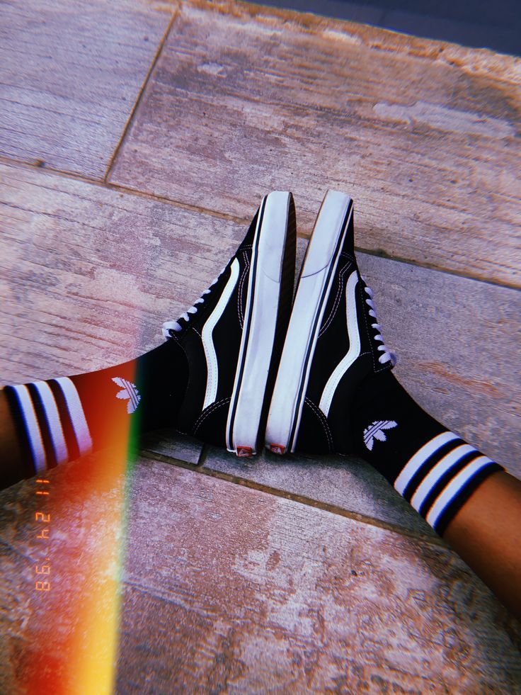 vans with adidas socks