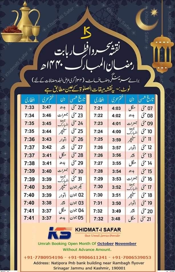 Ramadan chart 2019 Chart, Ramadan, Ramadhan