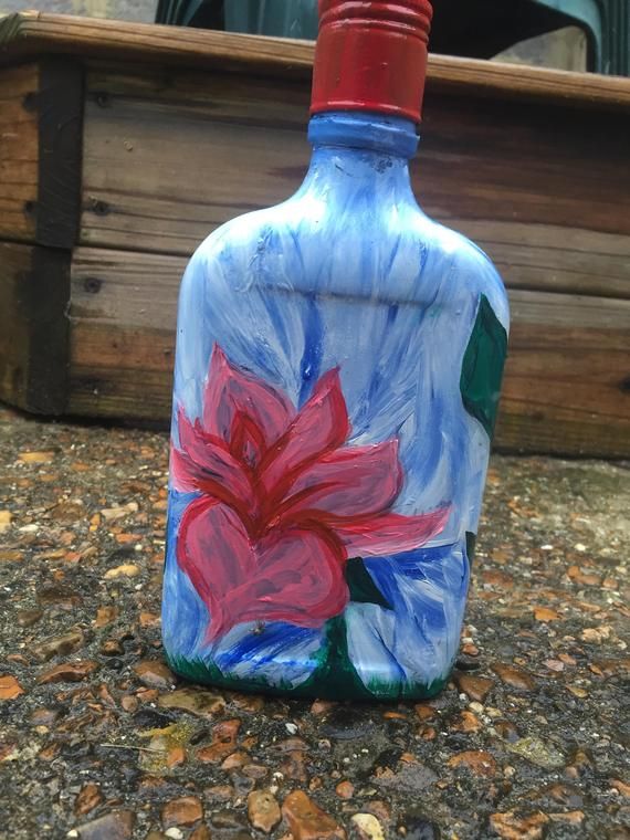 Ripping labels off bottles
