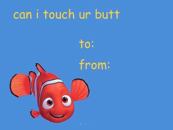 DIRTY DISNEY / Pixar VALENTINES - Nemo- Can I touch your ...