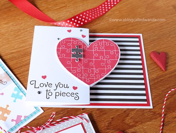 love you to pieces cardwanda guess for papertrey ink