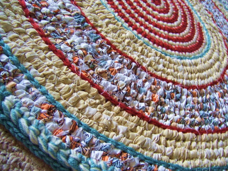 109 Best Rag Rugs Images On Pinterest Crochet Rug Making Crochet Rag Rug Toothbrush Woven Non Skid Backing Mixed Media Kitchen Folk Art