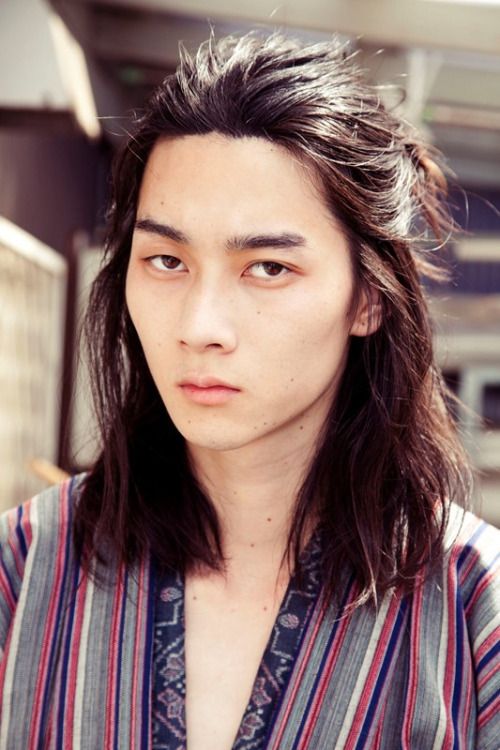 Daddy long hair asian