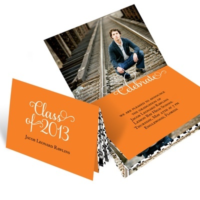 folding graduation invitations