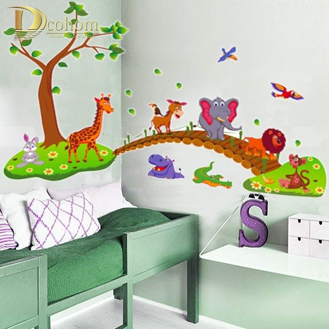 Wall Stickers Cartoon Giraffe Self Adhesive Vinyl PVC Decals Nursery Home Decor Wall Stickers Cartoon Giraffe Self Adhesive Vinyl PVC Decals Nursery Home Decor