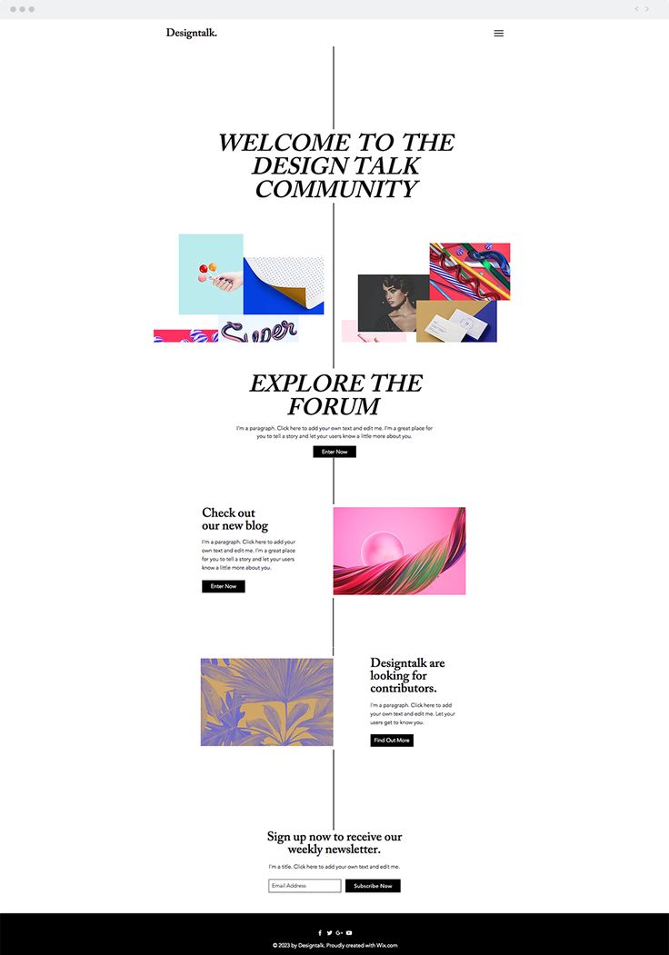 forum website template