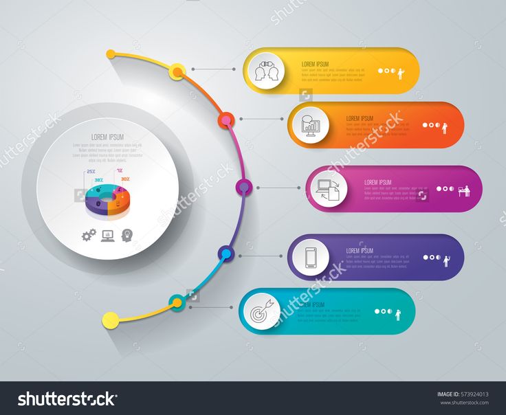 Timeline infographics design vector and marketing icons can be used for workflow layout, diagram, annual report, web design. Business concept with 5 options, steps or processes.
