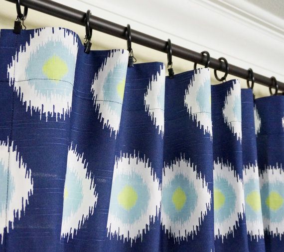 Navy Blue Window Curtains Lime Green Ds Gray Curtain Kitchen Aqua Ikat Pea Decor Window Curtains Lime Green Ds, Aqua And Gray Chevron Curtains