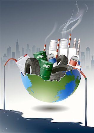 environmental pollution pictures drawing - An illustration ...