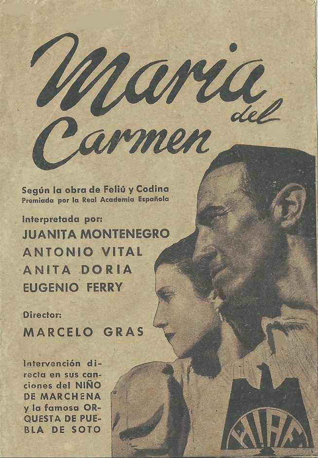 María Del Carmen 1936 Tt0250970 Esp Pgd01 Movie Posters Movies Poster