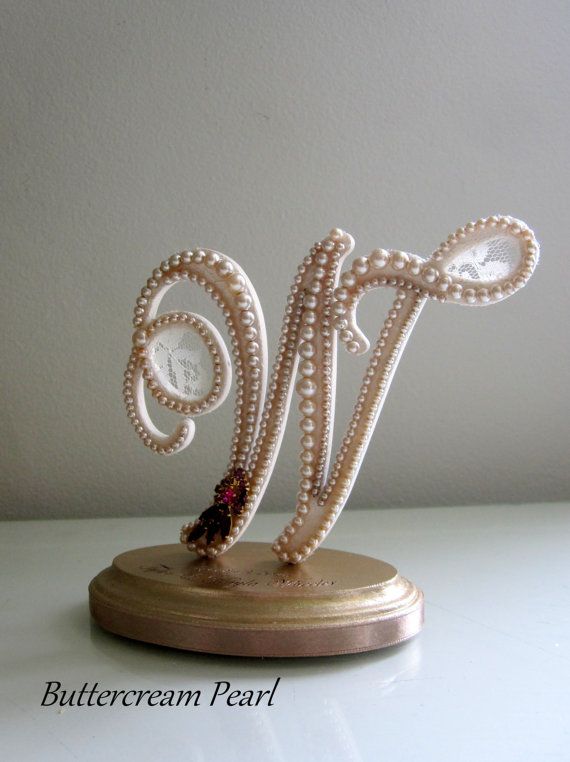 Rustic Cake Topper Custom Monogram Letter W By ButtercreamPearl Rustic Cake Topper Custom Monogram Letter W By ButtercreamPearl