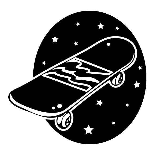 Skateboard Icon 3 Sew//Iron On Patch Skateboarding Skateboarder Skate Skater