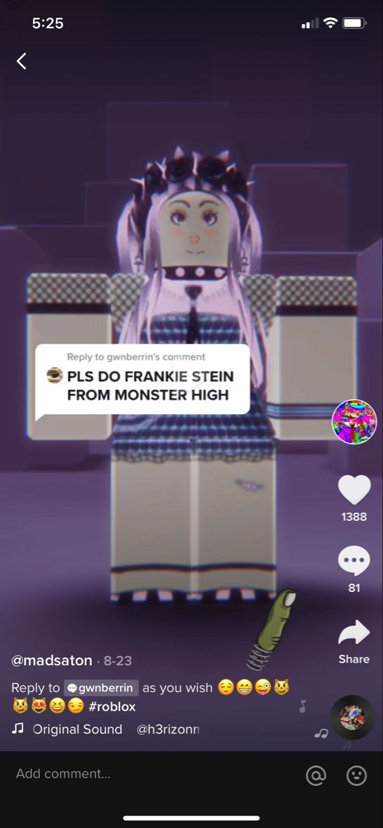 Frankie Monster High- mads1182 on Roblox | Roblox, Frankie, Monster high