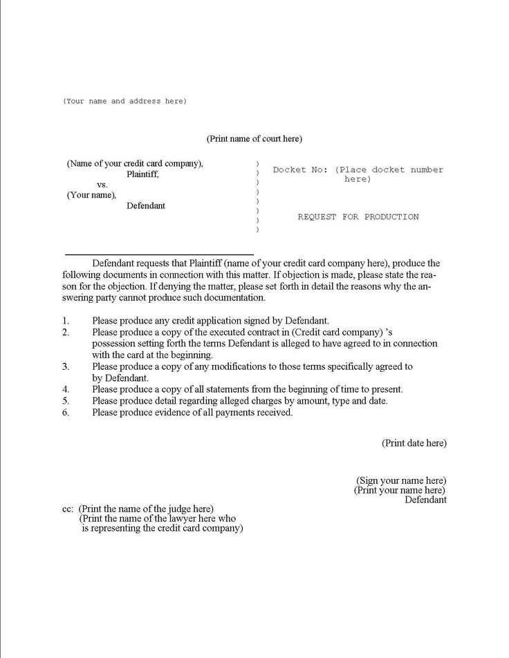 credit card dispute letter template