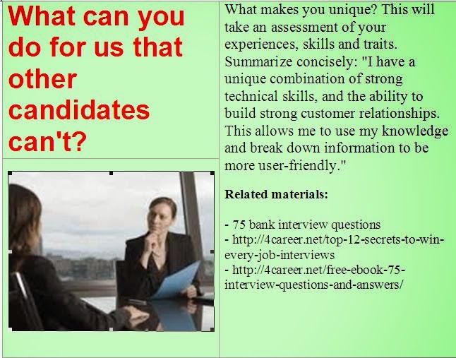 bank teller job interview questions