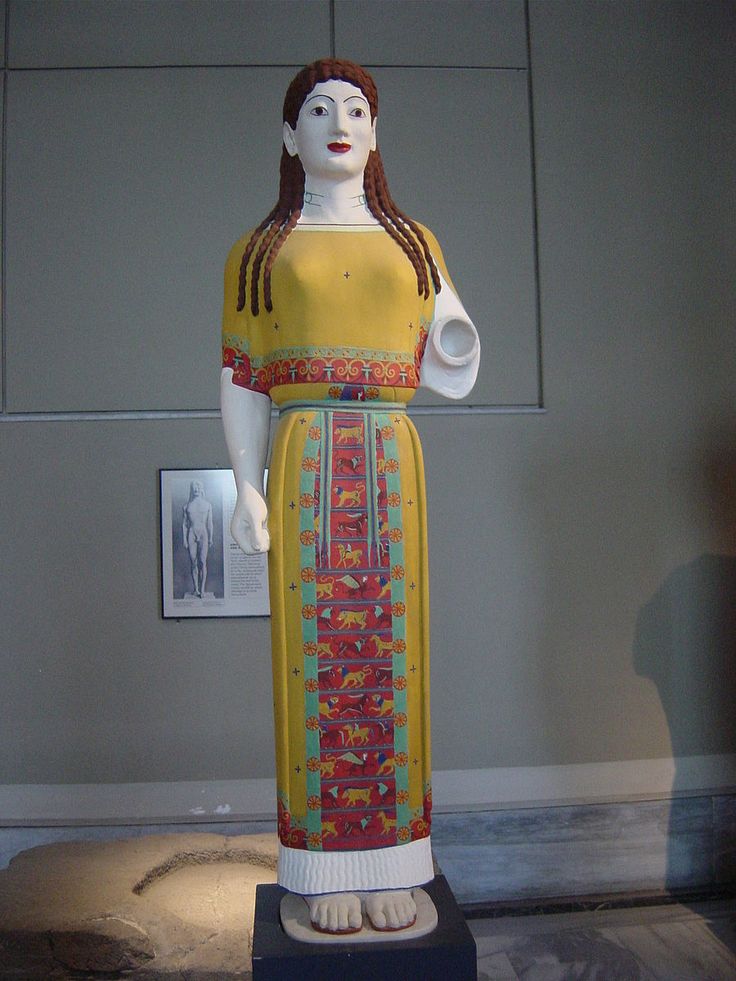 kore painted reconstruction ancient greek sculpture kore painted reconstruction ancient greek sculpture
