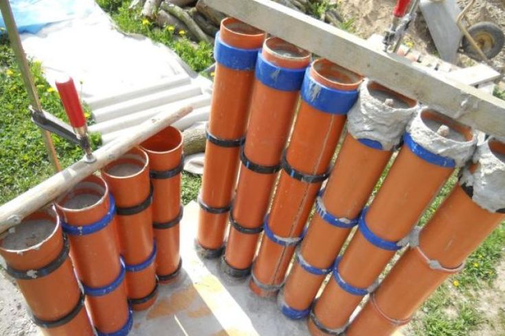 Beton - Palisaden selber bauen oder Säulen - Bauanleitung zum Selberbauen - 1-2...