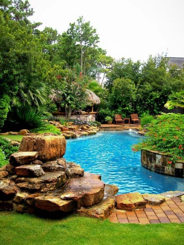 22 Best Tropical Pools Beautiful And Exotic Landscape Ideas Images Tropical Pools Have Some Characteristic Elements Which You Should Keep In Mind And Try To Incorporate