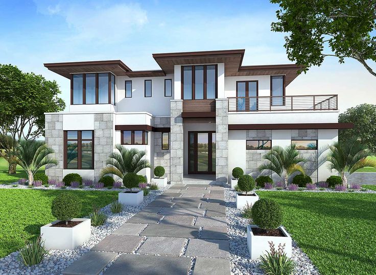 plan 86033bw spacious upscale contemporary with multiple second