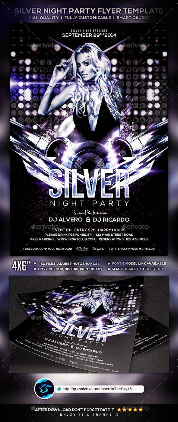 7 best flyer inspiration images on pinterest flyer template jazz lighning club flyer template