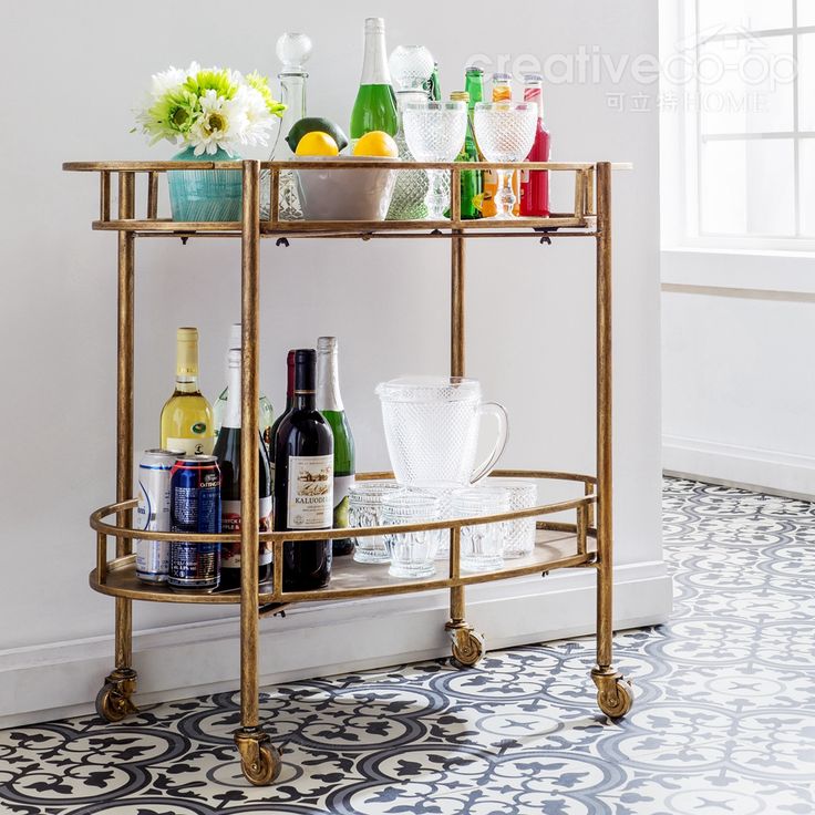 14 Best Pretty Little Corners Images On Pinterest Furniture Kitchen Island Trolleys Gold Metal Bar Cart Creative Co Op Home