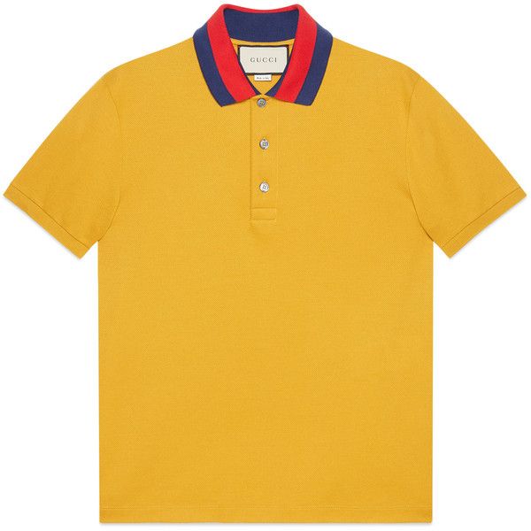 orange gucci polo