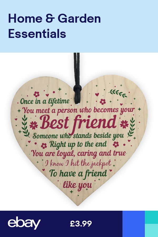 Heart Shaped Friendship Quotes Party Home Hanging Decoration Wooden Sign Plaques Heart Shaped Friendship Quotes Party Home Hanging Decoration Wooden Sign Plaques