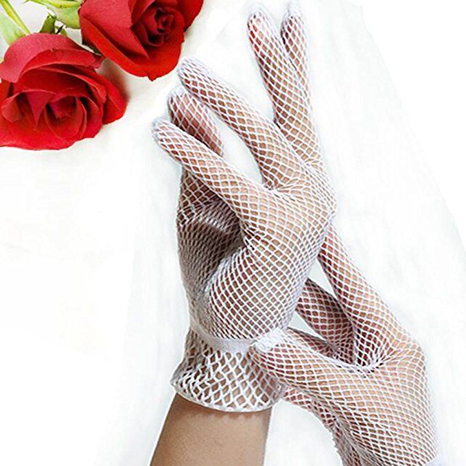 Victorian Southern Belle Gone with the Wind Fingerless Lace Gloves