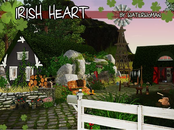 12 Best Sims 3 Garden Ideas Images On Pinterest Garden Ideas Irish Heart house by Waterwoman - Sims 3 Downloads CC Caboodle - 12 Best Sims 3 Garden Ideas Images On Pinterest Garden Ideas