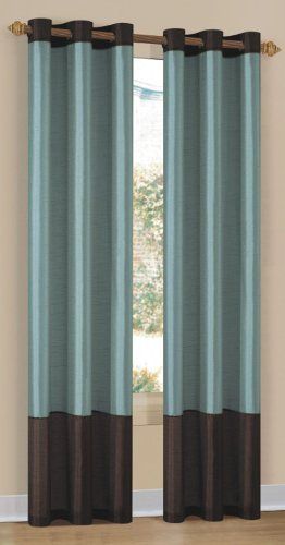 New 2 Piece Set Grommet Panel Curtains Beige Chocolate 80 Inches New 2 Piece Set Grommet Panel Curtains Beige Chocolate 80 Inches X 84 Lake House D