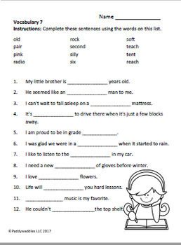 renaissance star inspired 2nd grade vocabulary worksheets bi weekly time cards