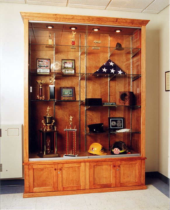 18 Best Displaying Sports Memorabilia Images On Pinterest Cabinets Trophy Case In The Man Cave For All My Sports Motorcycle Trophies