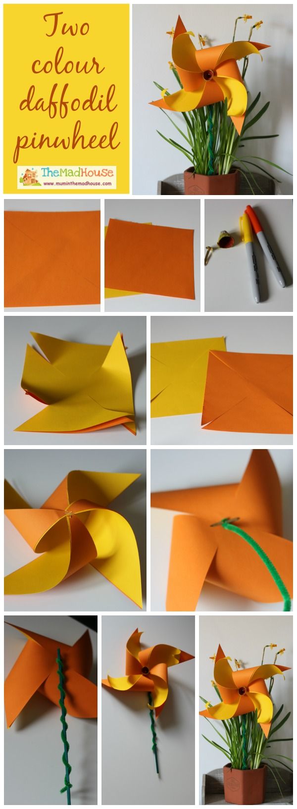Uncategorized Step By Step Art Projects best 25 daffodil craft ideas on pinterest spring crafts for great step by guide how to create pinwheels http