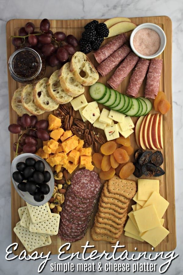 Fleisch und Käse Platte
