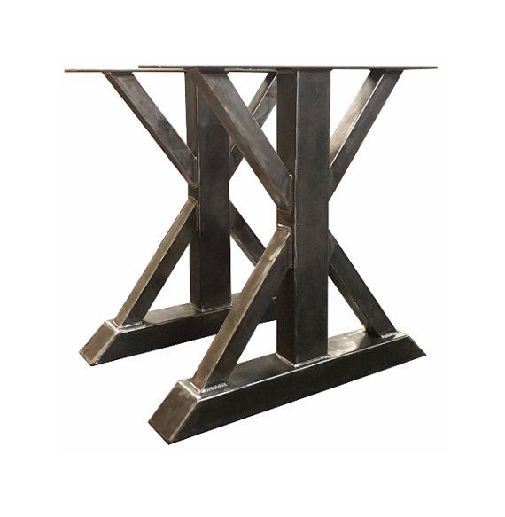 Rustic Kitchen Table With Metal Legs Rustic Kitchen Table With Metal Legs