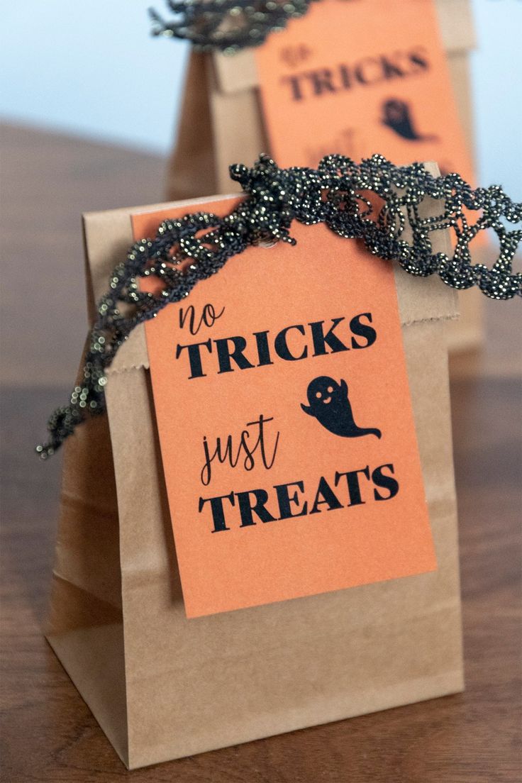 No Tricks Just Treats Printable Halloween Tags FAKING IT FABULOUS No Tricks Just Treats Printable Halloween Tags FAKING IT FABULOUS