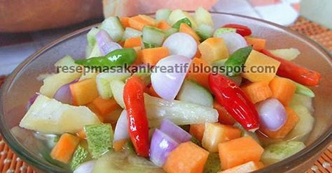 Resep Acar Timun Mentah Wortel Dan Nanas Menu Penting Idul Adha Acar Mentimun Resep Resep Masakan Indonesia