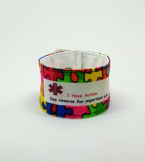 Autism Id Bracelet Awareness Medical Alert Autism Id Bracelet Awareness Medical Alert