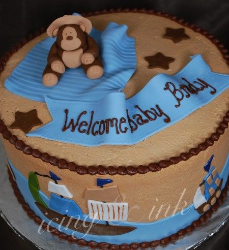 Monkey Baby Shower Cake Images Monkey Baby Shower Cake Images